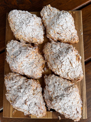
            
                Load image into Gallery viewer, 6 PACK UNBAKED ALMOND CROISSANTS!!
            
        